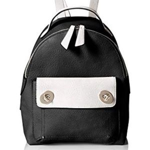 Black White Two Toned Backpack